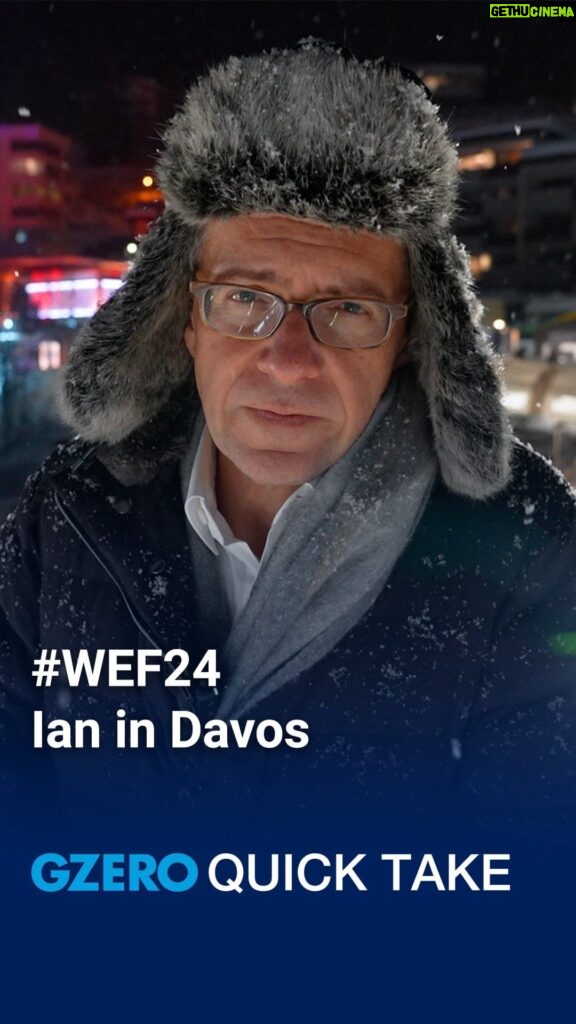 Ian Bremmer Instagram - The biggest story out of the World Economic Forum in Davos so far: The Chinese have shown up in force. Another conversation dominating in Davos is AI. “15 years of coming here, I’ve never seen anything like it, says @ianbremmer.” From the ground in Davos, @ianbremmer sets the stage for what to expect this week as the summit gets underway. Watch the full video at the link in @gzeromedia’s bio. #ianbremmer #WEF24 #Davos #WorldEconomicForum #AI Davos, Switzerland