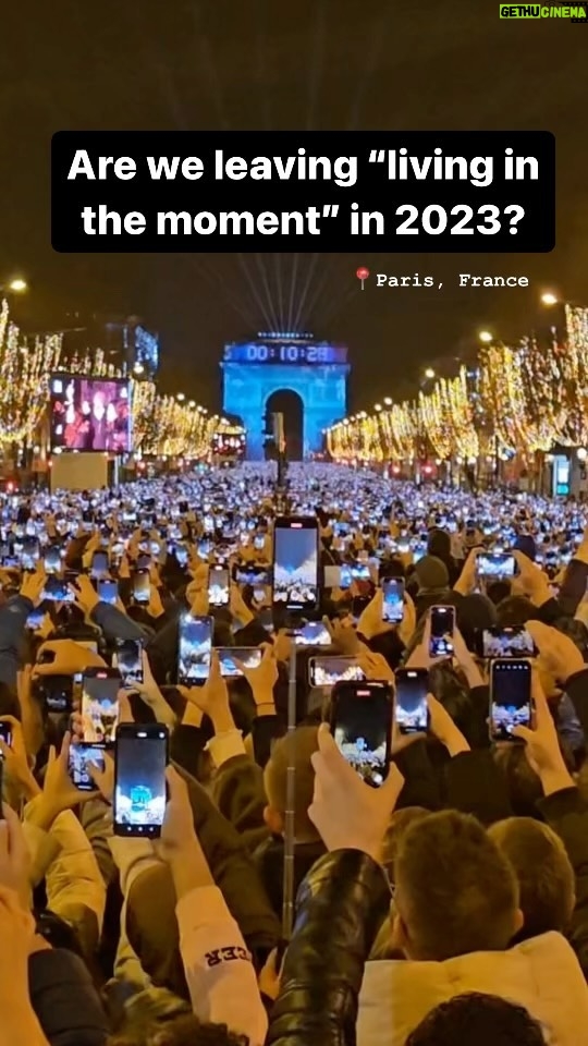 Ian Bremmer Instagram - put the phones down, go touch some grass. #nye #paris Paris, France