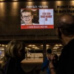 Ian Bremmer Instagram – great to see the debut of a different red and white poster Tel-Aviv, Isreal