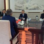 Ian Bremmer Instagram - extraordinary to spend the morning with politburo member li shulei and hear the news of dr kissinger’s passing. don’t think we will ever forget this meeting. Beijing, China