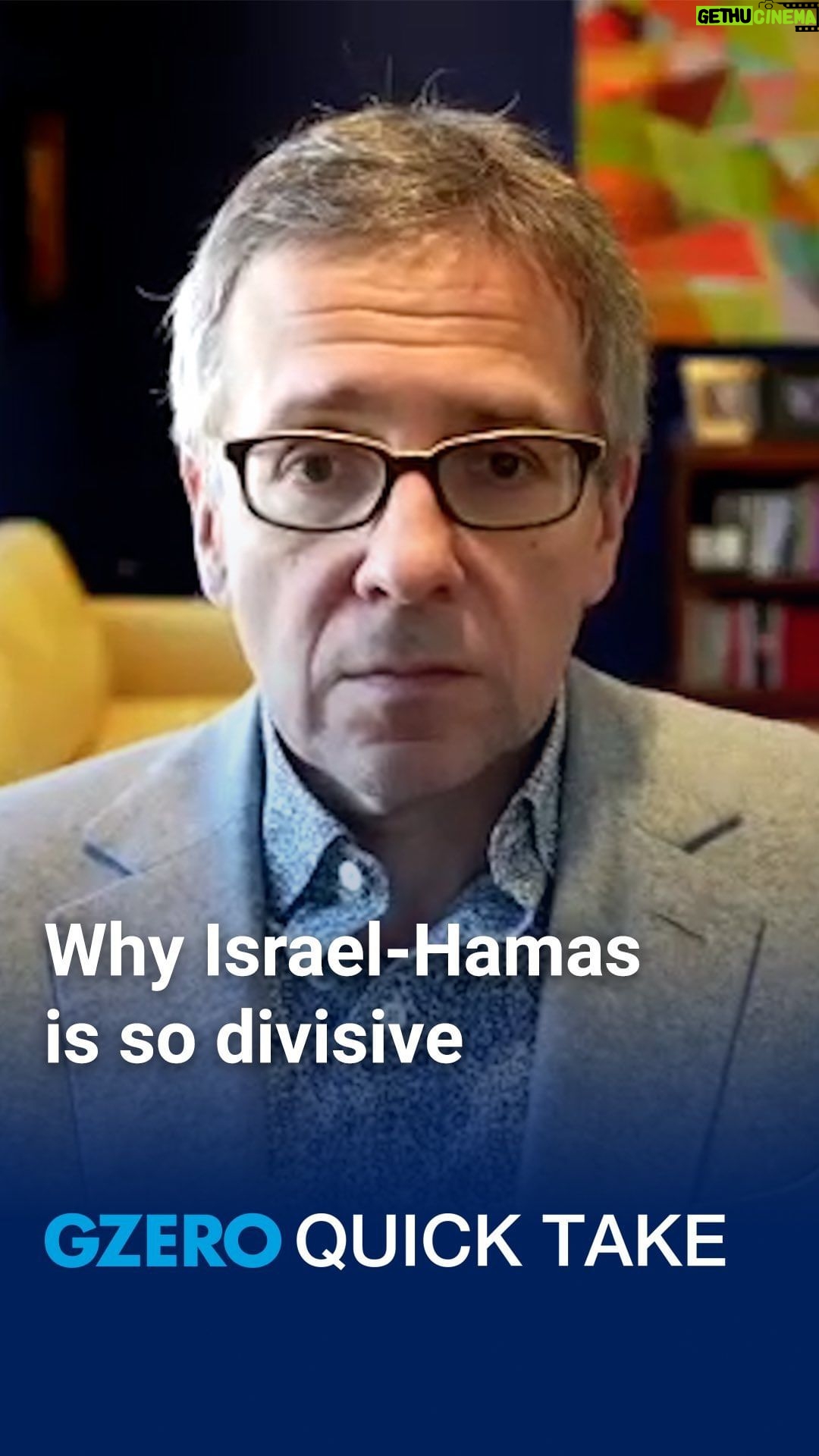 Ian Bremmer Instagram - Why is the Israel-Hamas war so much more divisive than Russia’s invasion of Ukraine? @ianbremmer dives in on his latest #QuickTake. Follow @gzeromedia to stay in the loop as this story develops. #Israel #Gaza #Hamas #News #NewsHeadlines #IsraelHamasWar #ianbremmer #Netanyahu