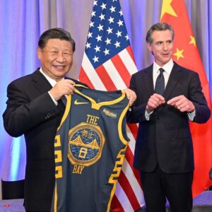 Ian Bremmer Instagram - never seen xi smile like that before
good for gavin