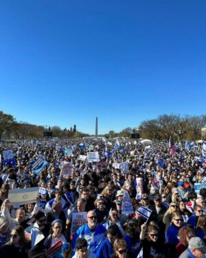 Ian Bremmer Instagram - thousands of americans show up on the national mall for the march for israel