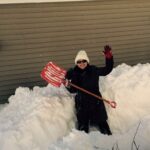 Ian Harding Instagram - In honor of International Women's Day, here's a pic of my mother shoveling a mountain of snow by herself. Mother, friend, and a retired Captain in the US Navy. Cheers to her, and to all those who fight for equality. #internationalwomensday