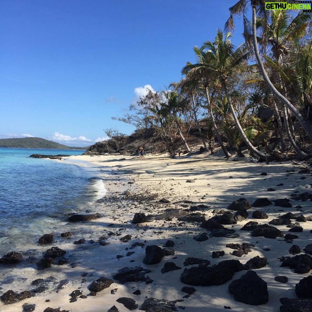 Ian Harding Instagram - Private beach on the magical Turtle Island, Fiji. #turtleisland #flyfiji @fly_fijiairways