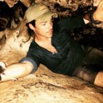 Ian Harding Instagram - Cave safari. So fun. So dusty. #sweaty #suckitclaustrophobia #flyfiji @fly_fijiairways @interconfiji