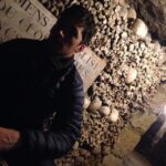 Ian Harding Instagram - C'est ici lempire de la mort. Catacombs. Paris. Photo cred to @codychristian #fbf
