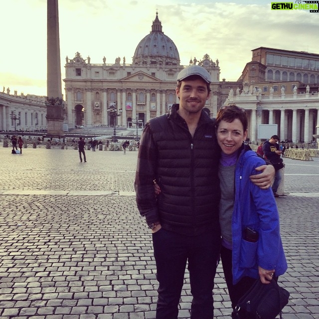 Ian Harding Instagram - St Peters Basilica, Vatican City. Mom and I. Tired, but happy. Wishing @indieflickers was here. Love this city. #Italy #rome #mypantsdontfitanymore