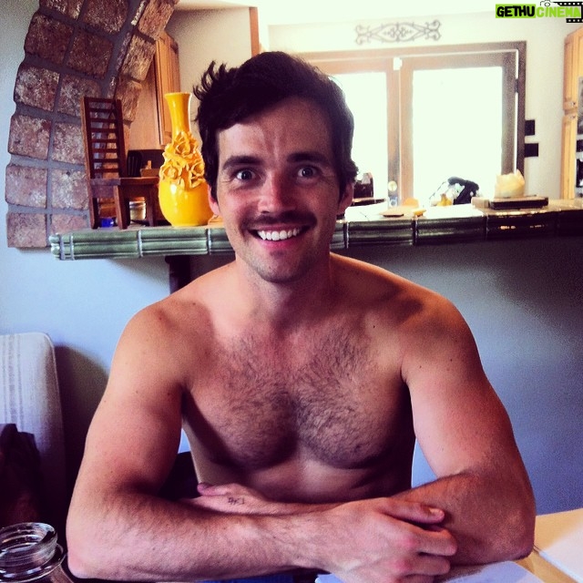 Ian Harding Instagram - Thanks for helping with my friend @soltaunow 's kickstarter! Here's me keeping my promise of posting an "attractive but mostly gross" picture of myself. #1970scop #imsoashamed #diditforacause
