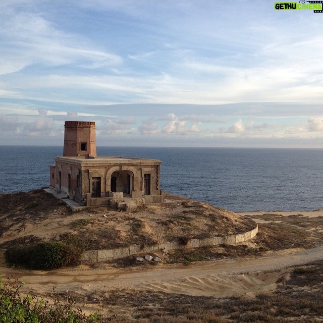 Ian Harding Instagram - Old lighthouse overlooking the pacific in Cabo San Lucas.