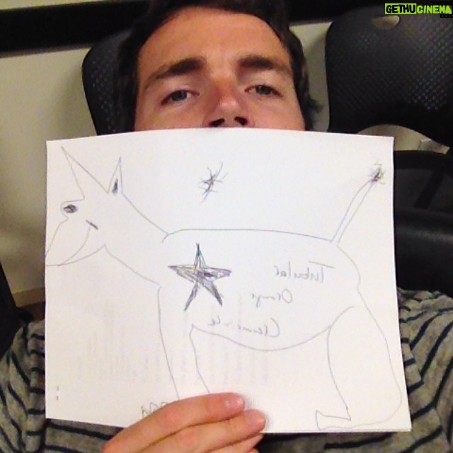 Ian Harding Instagram - Apparently my unicorn name is tubular orange creamsicle so here is my artistic expression of the discovery. #fartoomuchtimeonmyhands #donthate