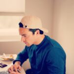 Ian Harding Instagram - Once again warring with my old nemesis: technology...