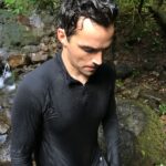 Ian Harding Instagram - #fbf to waterfall hikes, (then remembering I forgot a change of clothes...)