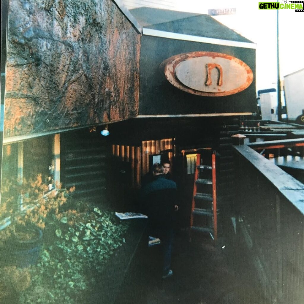 Ian Harding Instagram - This is the actual bar in Vancouver where we shot the infamous "Aria meets Ezra" scene. I snapped this with a disposable camera because I couldn't afford a phone with a camera. Also, Lucy is noticeably absent in all of these because I didn't want to look like an amateur and ask for a picture of the two of us. #pll