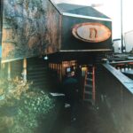 Ian Harding Instagram - This is the actual bar in Vancouver where we shot the infamous "Aria meets Ezra" scene. I snapped this with a disposable camera because I couldn't afford a phone with a camera. Also, Lucy is noticeably absent in all of these because I didn't want to look like an amateur and ask for a picture of the two of us. #pll