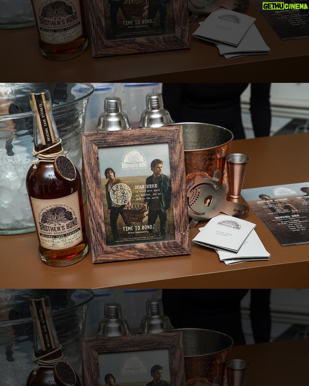 Ian Somerhalder - 1.3 Million Likes - Thank you Nik for including @brothersbondbourbon in The Art Salon dinner for @theartofelysium. What a special night, with special people and an even more special purpose of bringing creative resources to people in different communities.
Nik, The energy you bring is so powerful. Like no other. Thank you for being so supportive of our beautiful liquid gold. Wowwwwww.
Photos by Presley Ann