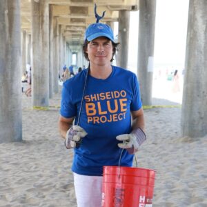 Ian Somerhalder Instagram - Wow. What a day. I'm excited to be here today in Huntington Beach at the VANS US Open of Surfing competition with #ShiseidoBlue Project for their second-annual beach clean-up, led by @wildcoastcostaconsalvaje - a non-profit environmental organization that conserves coastal and marine ecosystems and wildlife 🌊. This was not just about driving awareness this was about action. And I am so grateful to be a part of this.

Shiseido Blue Project is a global initiative that launched in 2019 in collaboration with @wslpure , World Surf League's environmental arm, committed to inspiring, educating and empowering ocean protection @shiseido #WeAreOneOcean