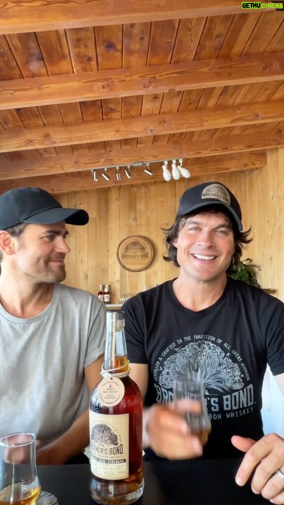 Ian Somerhalder Instagram - If you purchase a bottle of @brothersbondbourbon Original Cask Strength by August 1st on @reservebarspirits … you will be invited to a virtual tasting with @paulwesley and I! Link to purchase bottle in bio.