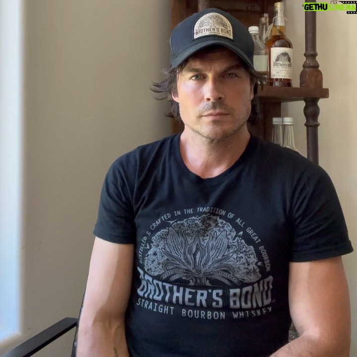 Ian Somerhalder Instagram - Hey lovely people. This is the ultimate gift for bourbon PURISTS. It really is. This means the world to me. I worked so hard on this. If you want to give someone a very limited release experience I urge you to click my link in bio for our @brothersbondbourbon Cask Strength pre-sale on @reservebarspirits . Thank you from the bottom of my heart. Cheers, Ian 🥃🙏