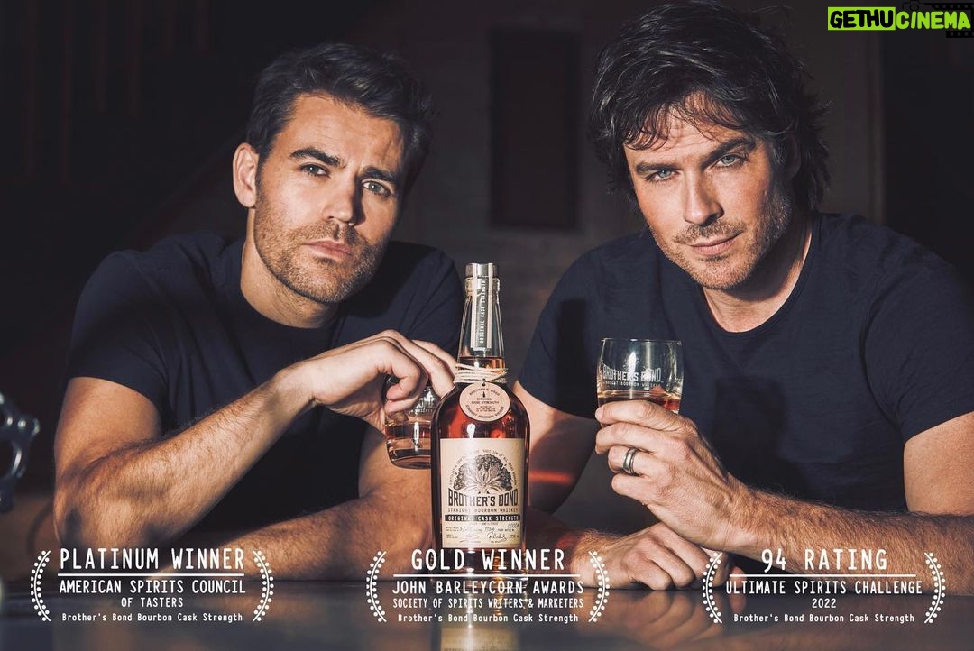 Ian Somerhalder Instagram - 4 more days. #BrothersBond award winning Original Cask Strength bourbon is available exclusively for pre-sale starting July 19th through @reservebarspirits