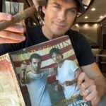 Ian Somerhalder Instagram – NOTHING more American than a man sitting reading @cigarandspirits Magazine sipping the true American spirt that is @brothersbondbourbon BOURBON in his @fleetwoodrv . Nothing. Stay safe out there on this Fourth of July its a wild world we’re living in, I am toasting to happier and safer times.