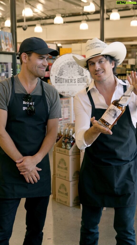 Ian Somerhalder Instagram - Act fast, bourbon lovers! 🏃‍♂️ This week’s exclusive Brothers Bond Bourbon deal is available ONLY through Sunday! 📆 Join the FAM now to unlock FREE delivery, no alcohol fees, and this limited-time offer. Don’t miss out on the taste of perfection – grab your bottle today! 🥃🔥