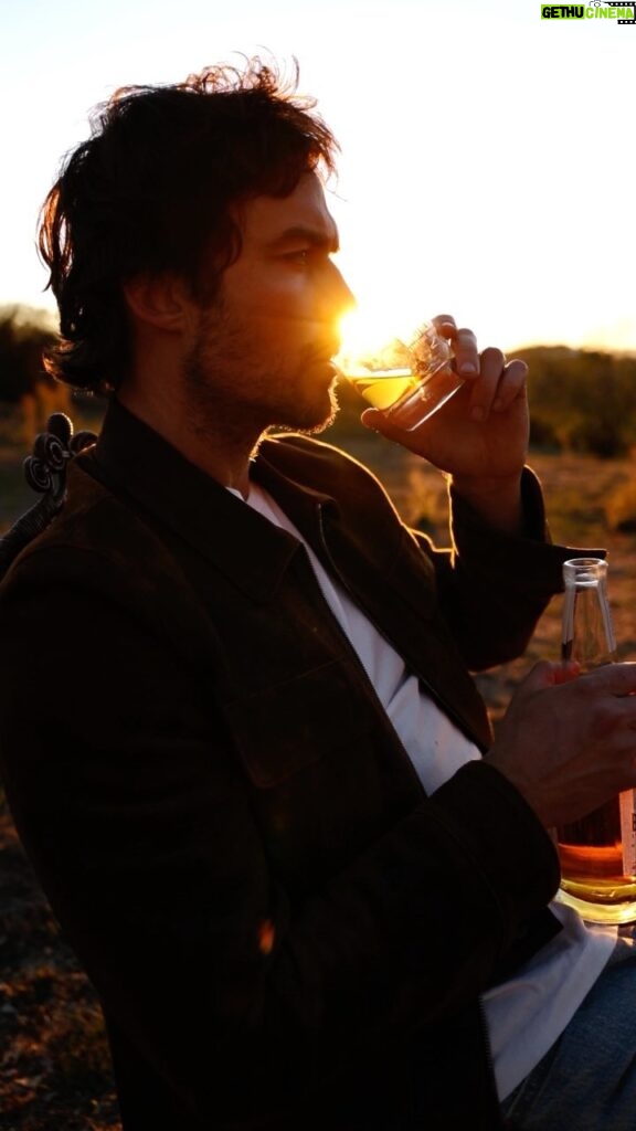 Ian Somerhalder Instagram - Sundays are for sipping… @brothersbondbourbon that is. I hope wherever you are you have the ability to pickup a glass of our beautiful amber liquid while watching the sunset. Video shot by @nikkireed who decided to test out her new camera and luckily Brother’s Bond and I happened to be there ;)