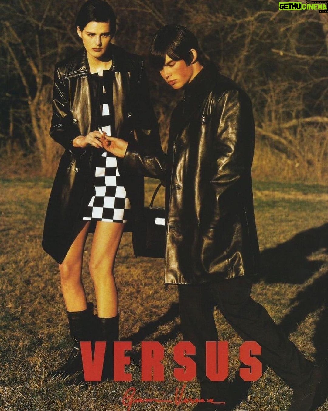Ian Somerhalder - 1.5 Million Likes - A late April Saturday in 1995… I was 16. Yup, that time I was one of the faces of @versace with the awesome late Stella Tennant. The not-so-humble beginning of my career… wow.
@versace was so good to me and helped me forge and amazing career. Gianni, Donatella and Paul Beck treated me like family, they taught me so much about work ethic, style and business. @versace thank you for the incredible opportunities you afforded me.
Photos by @bruce_weber who also taught me so much about art, photography and history.
And.
Yes. The Liza Minnelli haircut was on purpose.