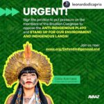 Ian Somerhalder Instagram - THIS IS INCREDIBLY IMPORTANT• @leonardodicaprio Please join me in supporting Brazilian Indigenous leader @celia.xakriaba who is asking fellow Brazilian Congress members to oppose the anti-Indigenous bill PL490. The key vote is tomorrow; please consider signing her petition at the #LinkInBio. ——— Junte-se a mim no apoio à liderança indígena @celiaxakriaba, que está pedindo aos colegas membros do Congresso brasileiro que se oponham ao projeto de lei anti-indígena PL490. #PL490NÃO A votação do projeto é amanhã. Por favor, assine a petição.