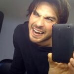 Ian Somerhalder Instagram - New fangs. New iPhone 2010(ish) Remember these? No flash? Wtf? From my archives.
