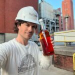Ian Somerhalder Instagram - Blending this rye was no joke. I literally carried around a wooden crate full of blends for 6 months. It was nuts traveling around with my trusty crate and blending on any flat surface, spending endless hours at our studio and dreaming of what this would become. Traveling back and forth to Lawrenceburg and pouring over barrel numbers, and tasting tasting tasting with my boy Sam Schmeltzer, Master Blender at our distillery. We worked so hard on this. Please enjoy and share! I can’t wait for you to try this. Wow. P.S. my favorite pictures are at the end 😀