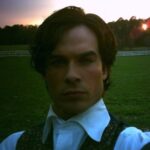Ian Somerhalder Instagram - The 1st self portrait I took of young Damon Salvatore with my digital Harinezumi in a Historical Haunted Field. Circa Summer 2009