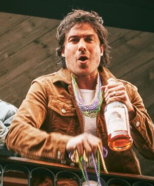 Ian Somerhalder Instagram - Happy #MardisGras LOUISIANA! Ahhhh! I miss home! I hope you’ve BONDED with some @brothersbondbourbon !!! Smiles all around! I Love you Louisiana. I miss you Louisiana. I kiss you Louisiana! My 1st Mardi Gras was Feb 1979- I was 3 months old! #timetobond #brothersbondbourbon