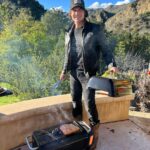 Ian Somerhalder Instagram - Welcome to the Smokeshow 😎 this @biolite grill is INSANE. I live with it. Check this out- you can cook an amazing meal but can also charge your any gadget with the heat from the fire. It uses a thermoelectric element, and a microprocessor that tweaks power distribution as needed to charge. So good. It also creates less smoke and charges LED lights so families need to buy less toxic kerosene for lighting the house so kids can do homework in a healthy room which is great for developing countries. So great for on the go and makes an incredible gift. Thanks for the incredible engineering @biolite