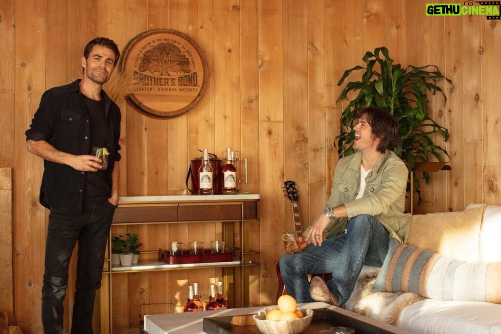 Ian Somerhalder Instagram - **GIVEAWAY CLOSED** I’m teaming up with @arhaus to GIVEAWAY their incredible Sama Bar Cart, which we also have at our @brothersbondbourbon Malibu studio. If you win, you will also receive 4 cocktail mugs, 4 cocktail glasses & 4 rocks glasses from @brothersbondbourbon store. To enter, follow the rules below! Will announce winner on 12/29 @ 12pm pst. To enter: 1. Tag 3 Friends & comment #BBHOLIDAYSWEEPS or share post to story with #BBHOLIDAYSWEEPS 2. Like this photo 3. Follow @BrothersBondBourbon (must be 21+) and @Arhaus For complete rules, go to the highlight on my page titled BROTHER’S BOND HOLIDAY SWEEPSTAKES. This giveaway is not associated, sponsored or endorsed by Instagram. Must be 21+ to enter and win; Valid for US residents and void where prohibited; Starts on December 22, 2022 and ends on December 28, 2022 at 5pm CT. Winner announced December 29 at 2pm CT.