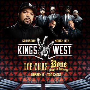 Ice Cube Instagram - The Kings of the West take over March 9th. Scoop some tickets at icecube.com/tour (link in bio).