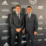 Iker Casillas Instagram - Con @davidaganzo en los primeros premios de @afefutbol ⚽️ 🏆👌🏼 Madrid, Spain