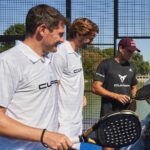 Iker Casillas Instagram – Gran día en la pista @cupra_esp de pádel sobre el agua con estos cracks @davidvilla, @llorente_fer, @f.morientes9, @therealyesus y @alegalan96 🎾💪🏼

Si quieres mi camiseta CUPRA firmada, visita el perfil de @cupra_esp y descubre cómo conseguirla en su última publicación.

#ChallengeTheGame