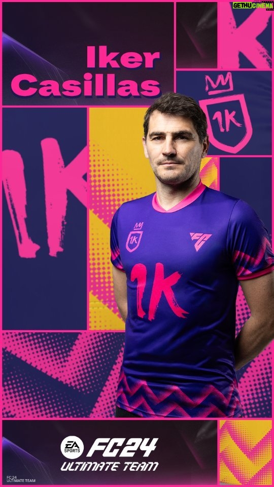 Iker Casillas Instagram - Os dijimos que venía algo grande y ha llegado el día 🫢👀 Os presentamos la nueva camiseta de @ikercasillas para #FC24 por tiempo limitado. ¡No os quedéis sin la vuestra!🔥 #IkerCasillasxFC24
