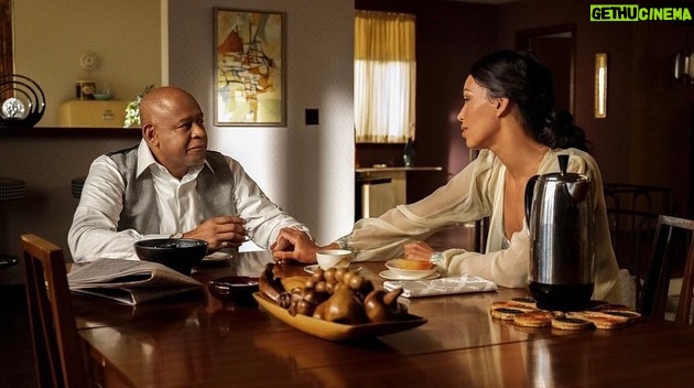 Ilfenesh Hadera Instagram - New @godfatherofharlem NEXT Sunday on account of the Super Bowl. Enjoy the game tonight n see you on the 19th! . . Thank you @thegiesbrecht for capturing these moments on set, didn’t even know you were there ;)