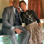 Ilfenesh Hadera Instagram - Making our way through season 3 with love and gratitude @godfatherofharlem #BumpyAndMayme