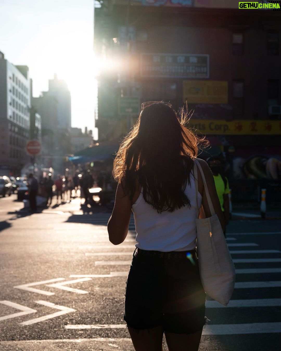 Ilfenesh Hadera Instagram - Chinatown last summer w @thewaltersavage