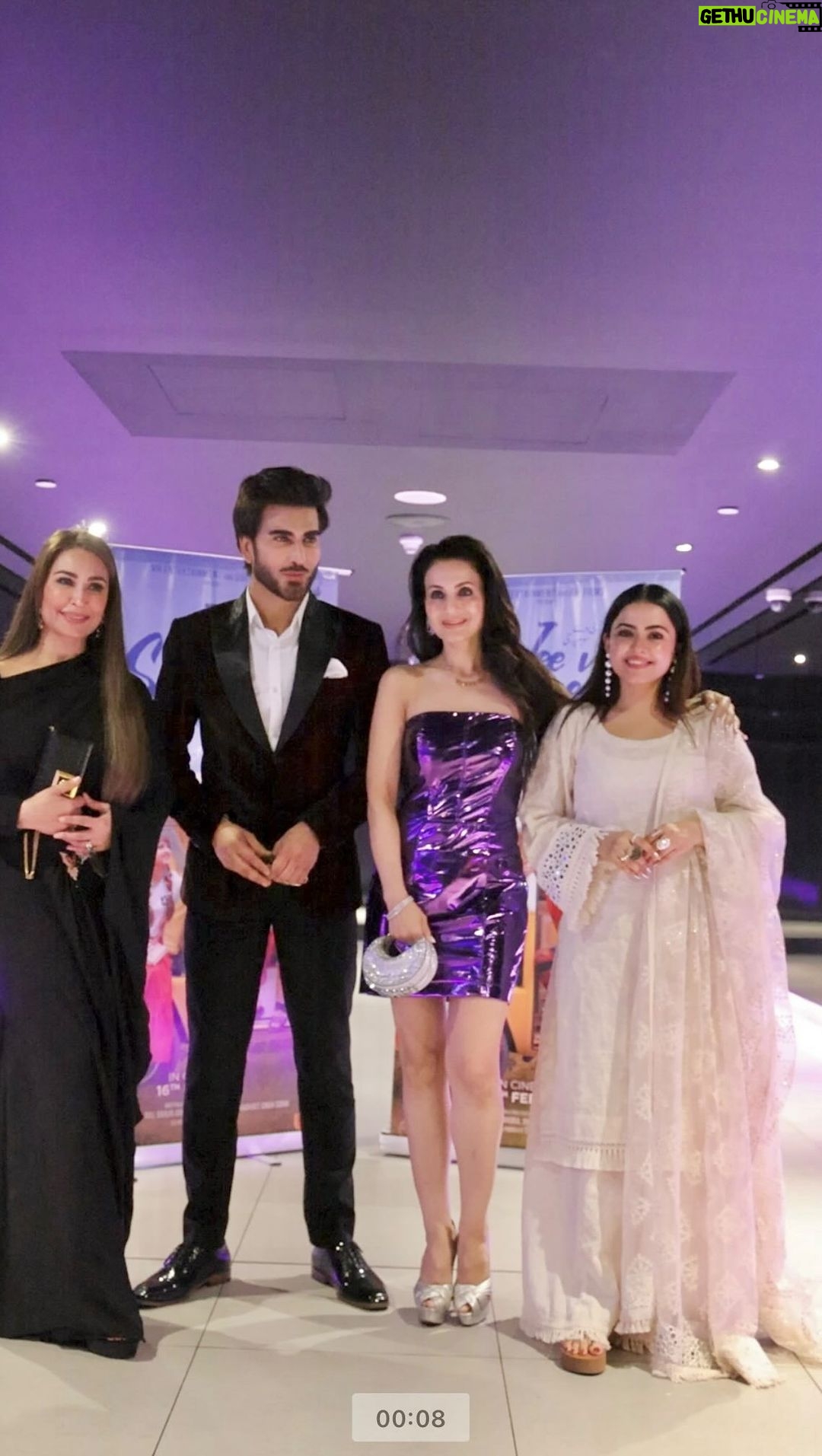 Imran Abbas Instagram - Star studded World Premiere of JEE VE SOHNEYA JEE at Dubai Mall last night. @iamreemakhan @ameeshapatel9 @simichahal9 @jeevesohneyajee . Video Courtesy; @itskrajofficial Dubai, United Arab Emirates