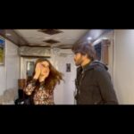 Imran Abbas Instagram - Forcefull love of Shanzay and Shaani re-enacted on an epic filmy scene . ❤️🤣