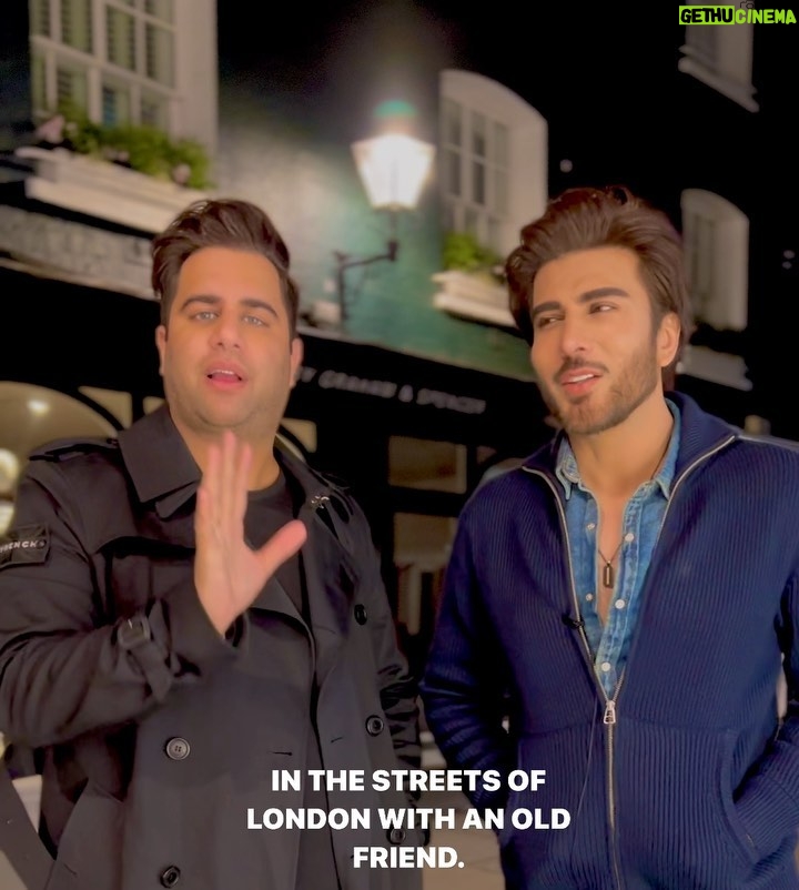 Imran Abbas Instagram - In the streets of London singing with my old buddy. London, United Kingdom