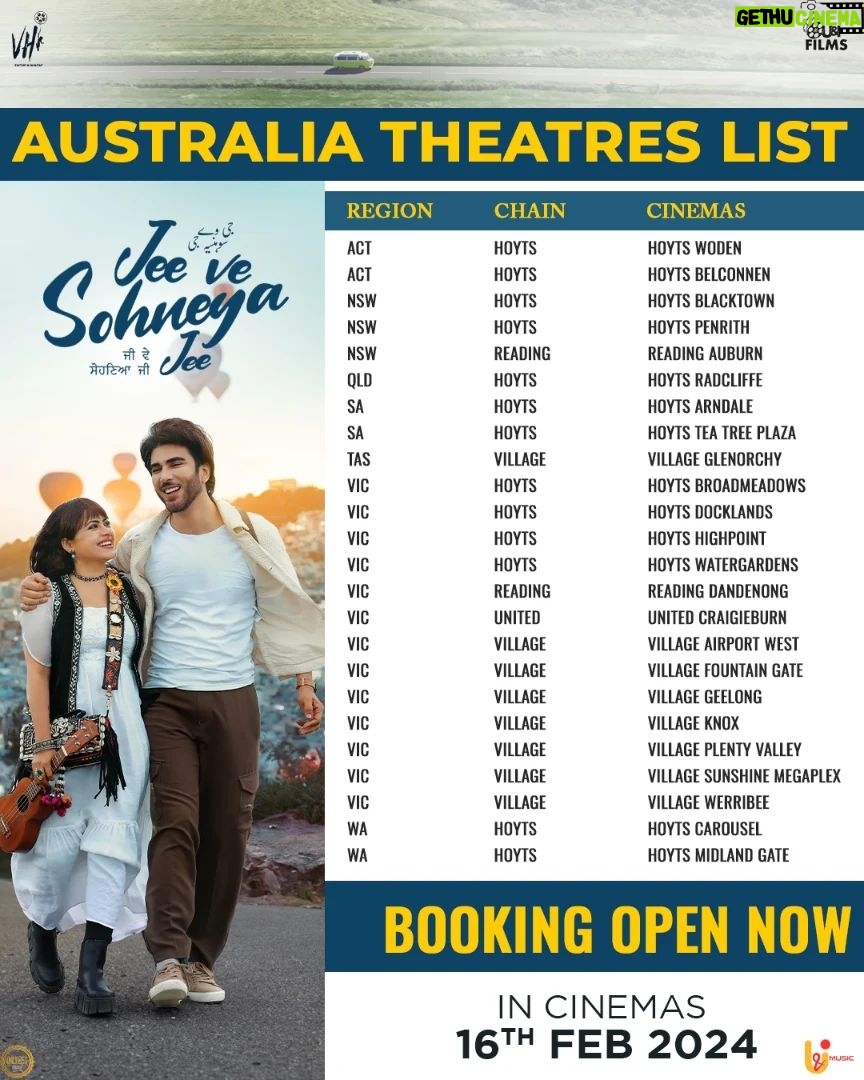 Imran Abbas Instagram - Worldwide List of Cinemas for the movie JEE VE SOHNEYA JEE 📽️❤️🔥 Advance Booking Open 🎟️✨ Releasing Tomorrow 🎉🎬 #jeevesohneyajee #jvsj #simichahal #imranabbas #punjabimovie2024 #dubai @vijaycam @simichahal9 @imranabbas.official @vhentertainmentofficial @uifilmsind @officialuandimusic @sunnyrajusa @amit.juneja.12 @mintukapa_90 @thaparrness @sarla1990 @omjeegroupoffical @munishomjee @jatboot @mandeephundal57 @smita.kambli.925 @nitin_rangmeet @designer.nitasha @bharat_raawat @Sud_vfx @eyepiece_through @sunnyvikmusic @ivikasmaan @praveenaawara @karanmakeovers_ @dashmesharts @khara13official @i.amtushar @dazzlingeventsusa tashan2015 @udaya_vakati @brianshawactor #simichahal #imranabbas #punjab #pakistan #traveller #romantic #soulmate #hippie #wonderlust
