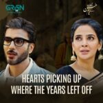Imran Abbas Instagram - Hearts picking up where the years left off 🤍 Watch Tumharey Husn Kay Naam every Monday at 8 pm only on Green TV. #GreenTV #TumhareyHusnKayNaam #ImranAbbas #PakistaniDrama #Drama #Celebrities #Entertainment