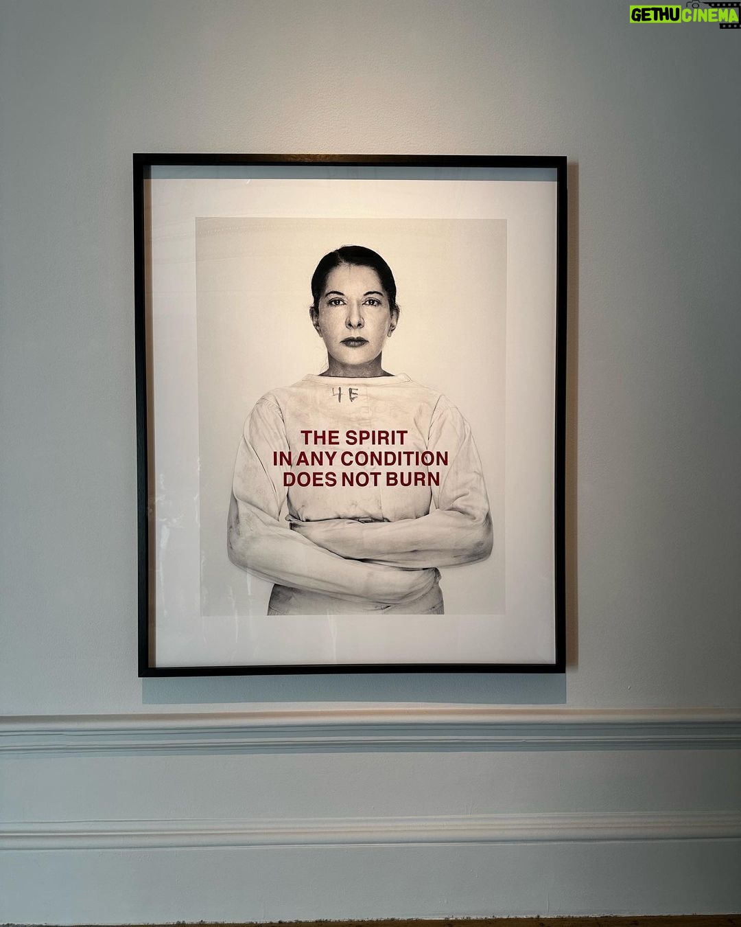 Inês Herédia Instagram - “The spirit in any condition does not burn.” Royal Academy of Arts