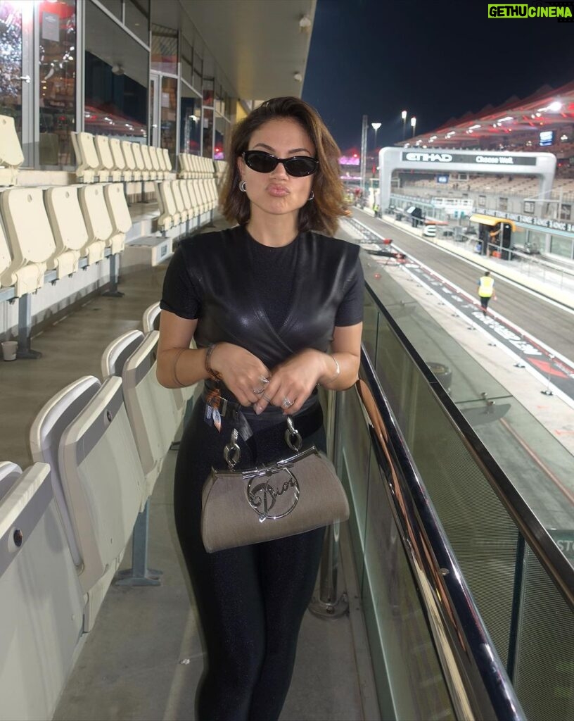 Inanna Sarkis Instagram - back to back F1, but this one just hit different! Thank you @visitabudhabi for a memorable time #AbuDhabiGP Abu Dhabi, United Arab Emirates