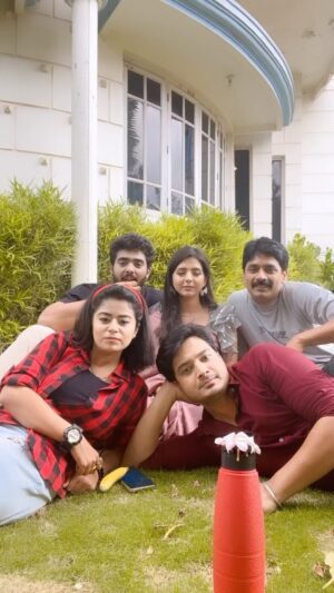 Inchara Joshi Instagram - Blooper 😂❤️
She had no idea we would do this
@iamsoumyabhat ❤️

#blooper #reelsinstagram #instagood #katheyondushuruvagide #inchu #incharajoshi #inchara #viral #trending #yathisahana #sahanayathi #samratvarnika #starsuvarna #cute #instagram